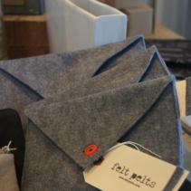 Felt pelts, perfect for protecting your kindle or nook.